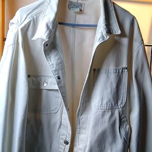 1980s Ralph Lauren. Polo white Jean jacket